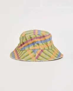 Aloha Moss Gingham Bucket Hat