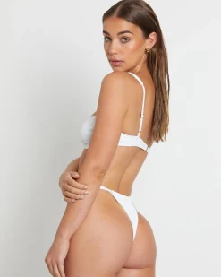 Amalfi Embroidery Underwire Bikini Set in White