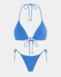 Amara Beaded Towelling Bikini Set