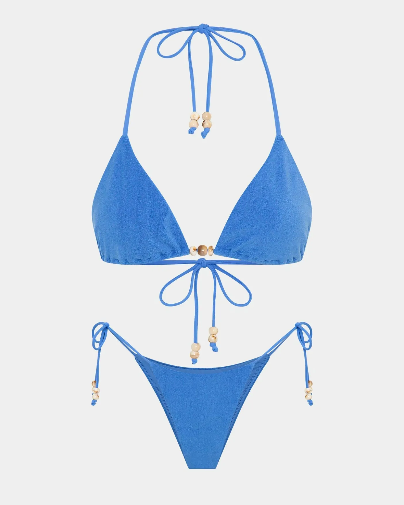 Amara Beaded Towelling Bikini Set