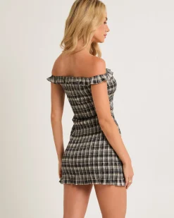 Amity Shirred Mini Dress