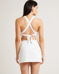 Andi Compact Knit Cross Back Top