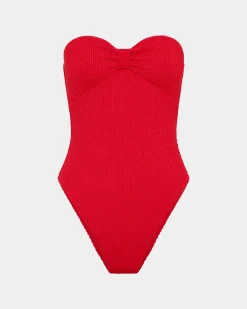 Aria Pinched Bandeau One Piece