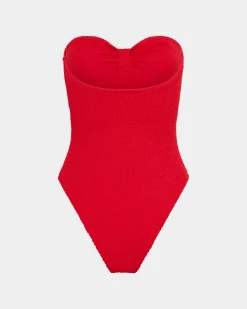Aria Pinched Bandeau One Piece