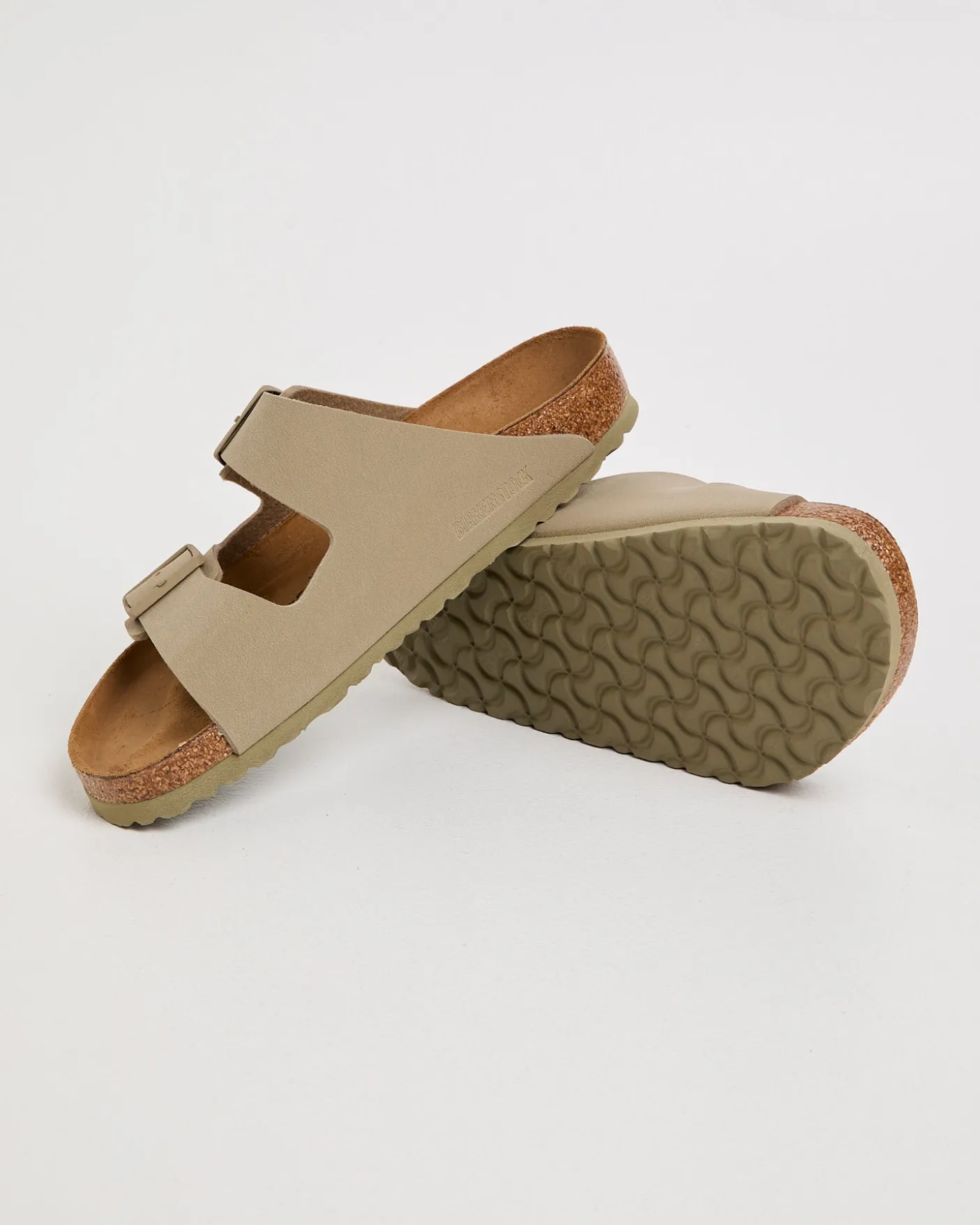 Arizona Faded Khaki Birko-Flor Sandals