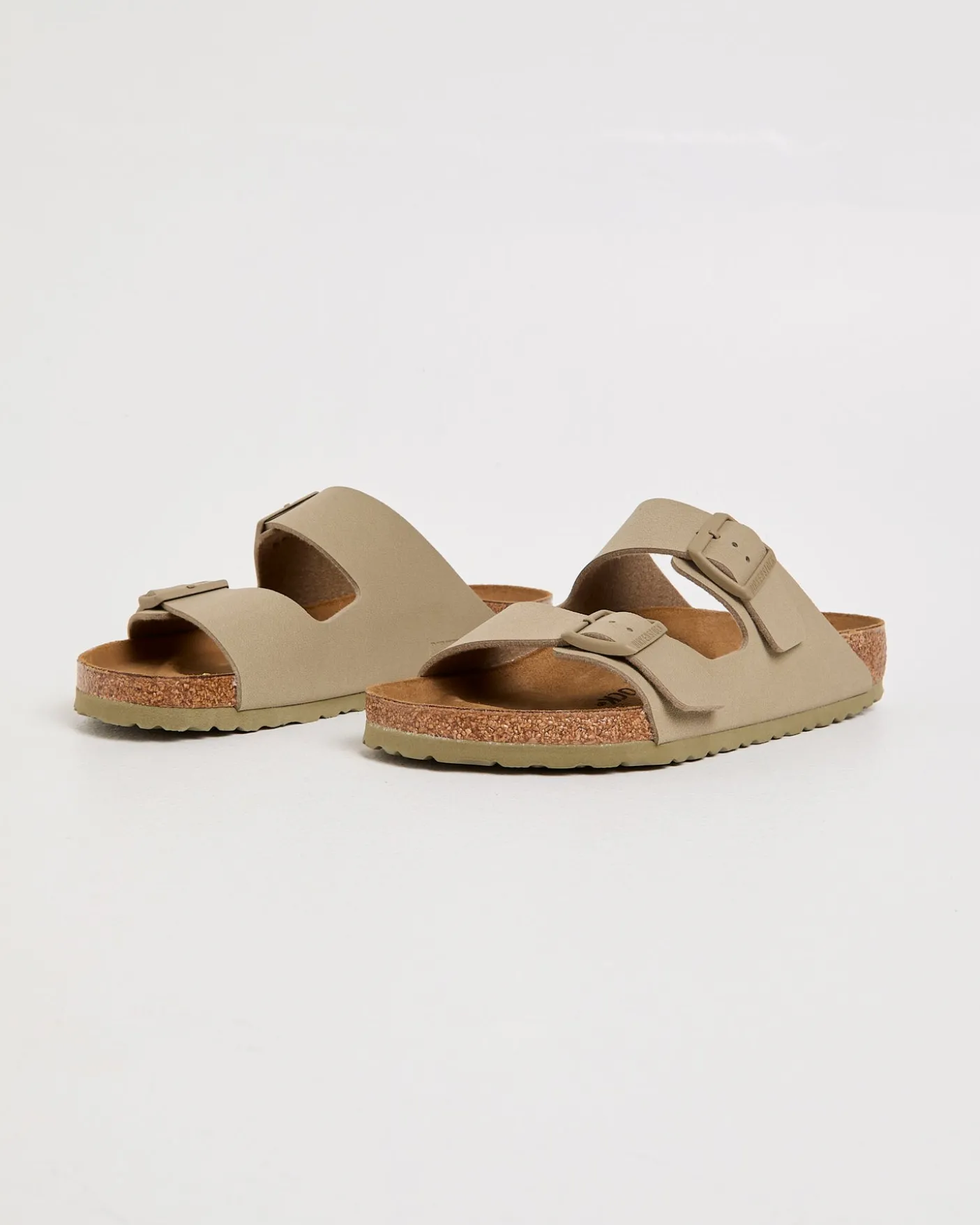 Arizona Faded Khaki Birko-Flor Sandals