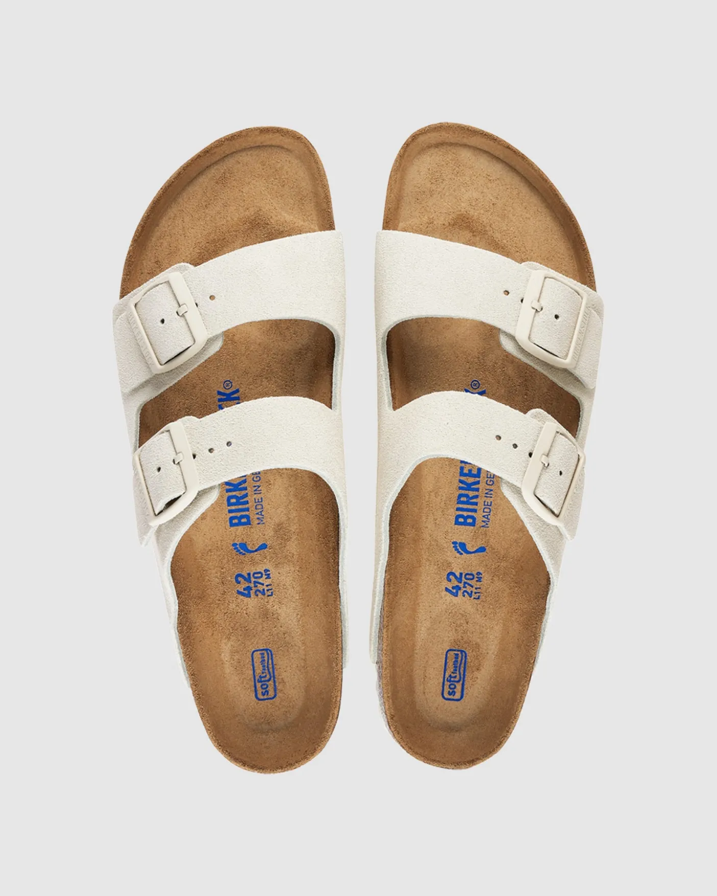 Arizona Soft Footbed Suede Leather Sandals