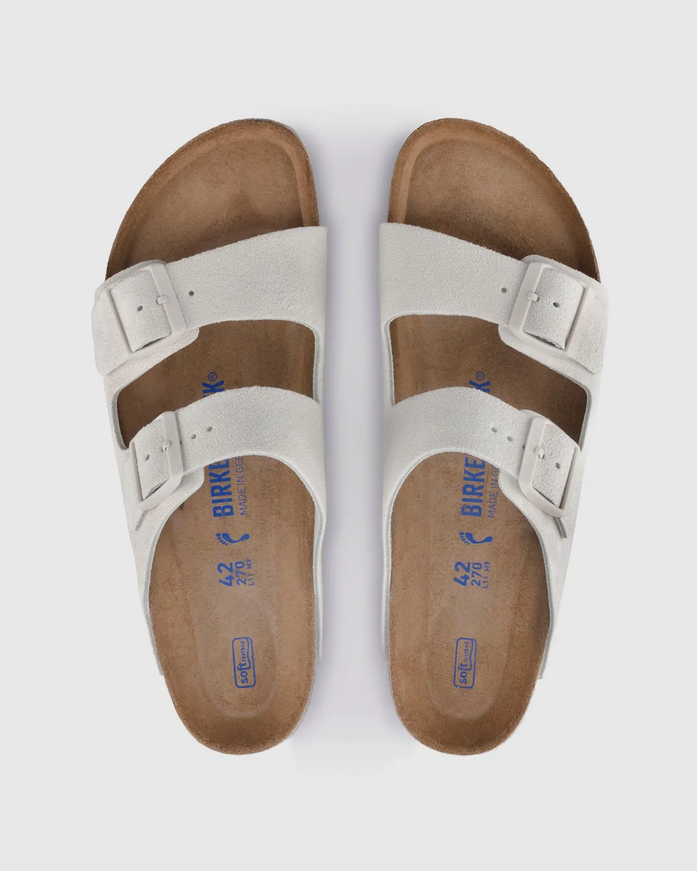 Arizona Soft Footbed Suede Leather Sandals