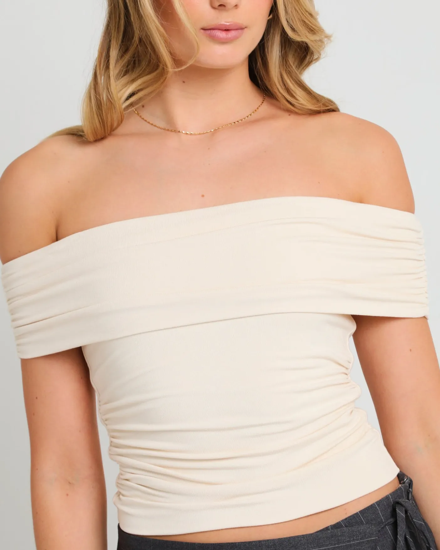 Armani Cold Shoulder Top