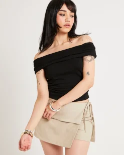Armani Cold Shoulder Top