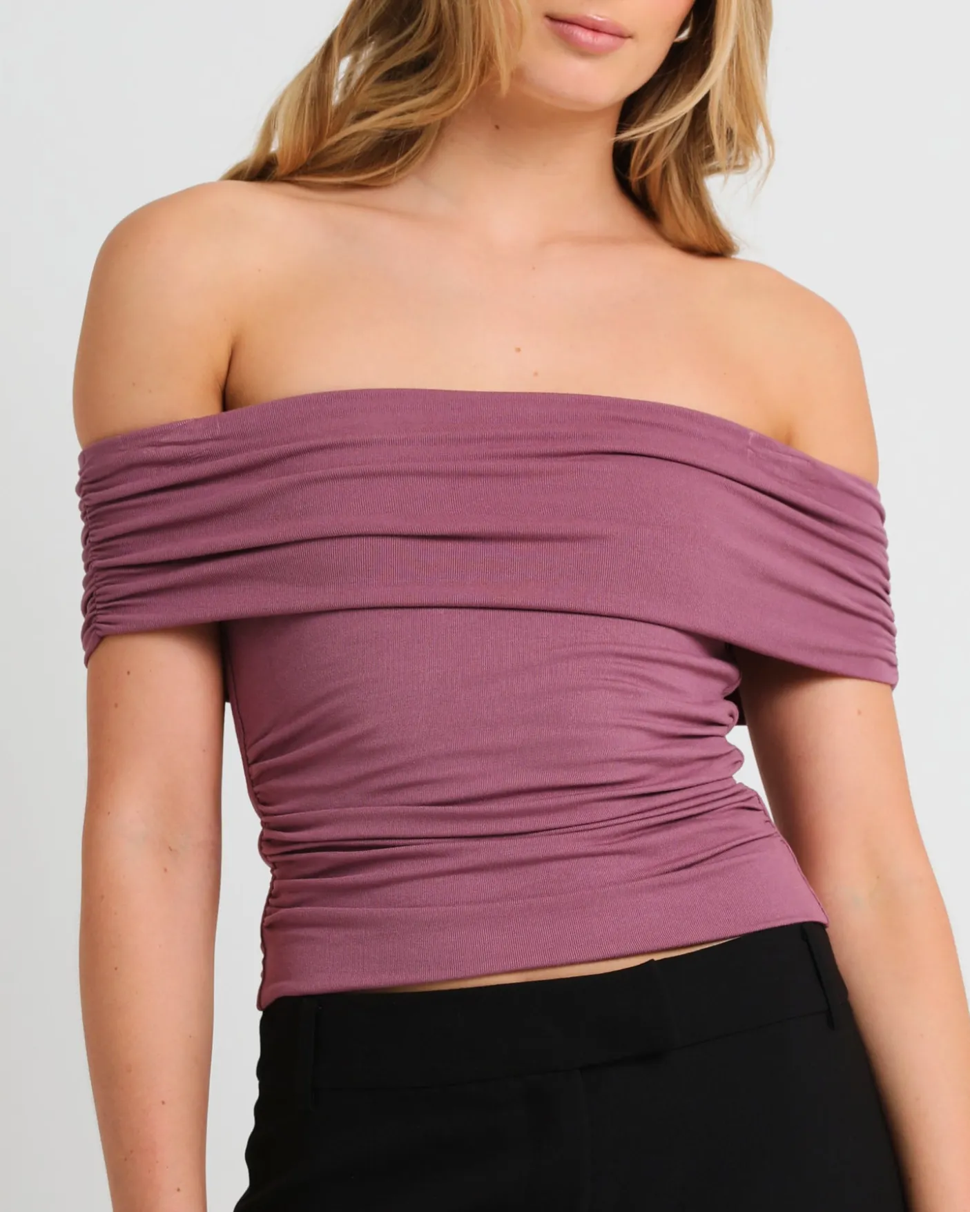 Armani Cold Shoulder Top