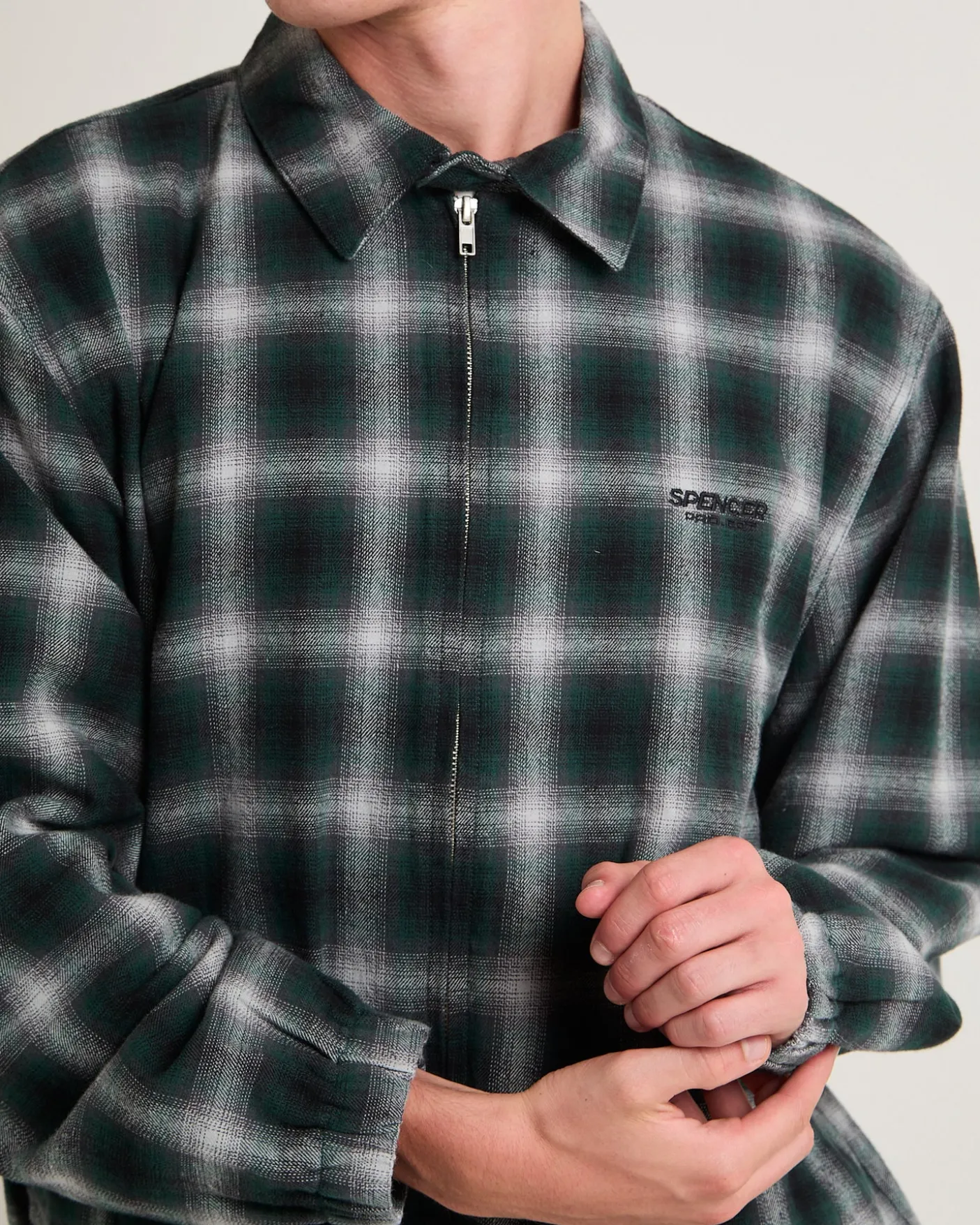 Austin Zip Check Shacket