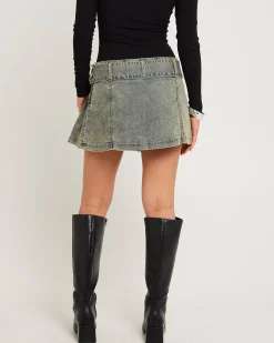 Autry Pleat Mini Skirt