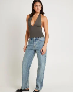 Ava Slinky Plunge Top