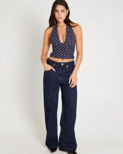 Ava Slinky Plunge Top