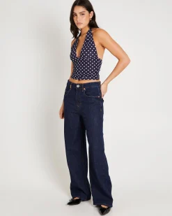 Ava Slinky Plunge Top