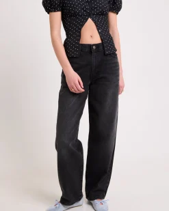 Baggy Dad Denim Jeans Shrink Up