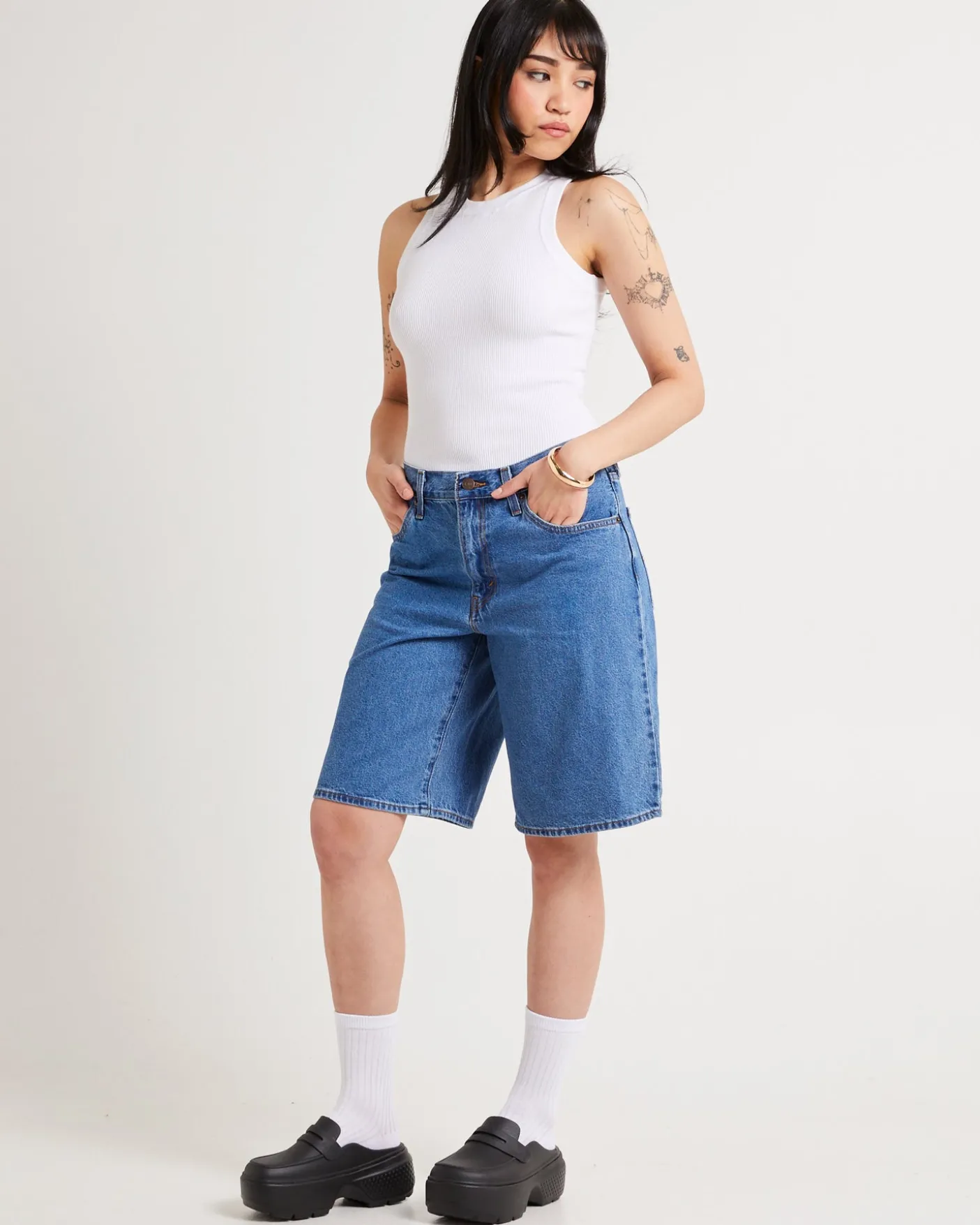 Baggy Dad Denim Jorts