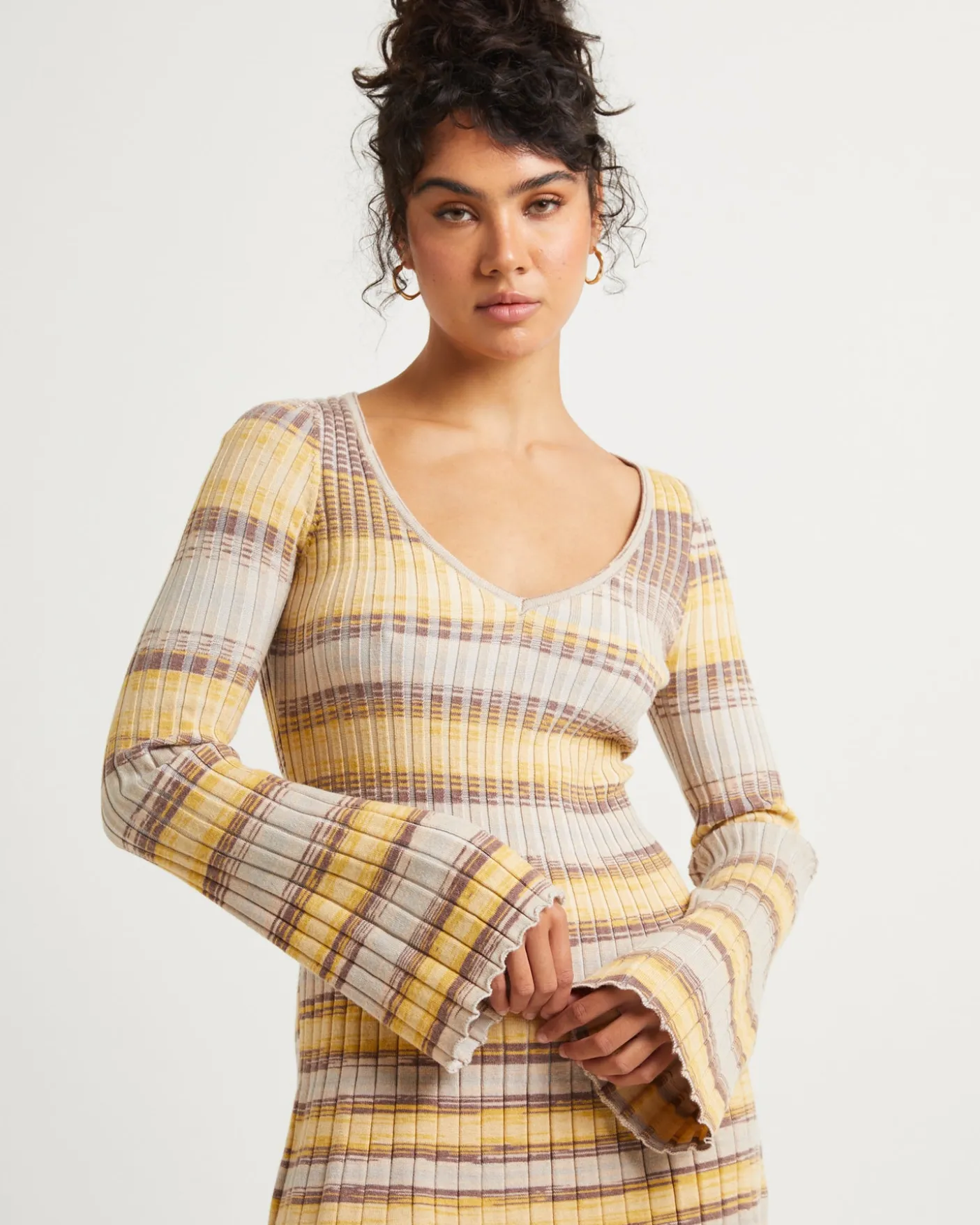 Bambi Stripe Knit Mini Dress