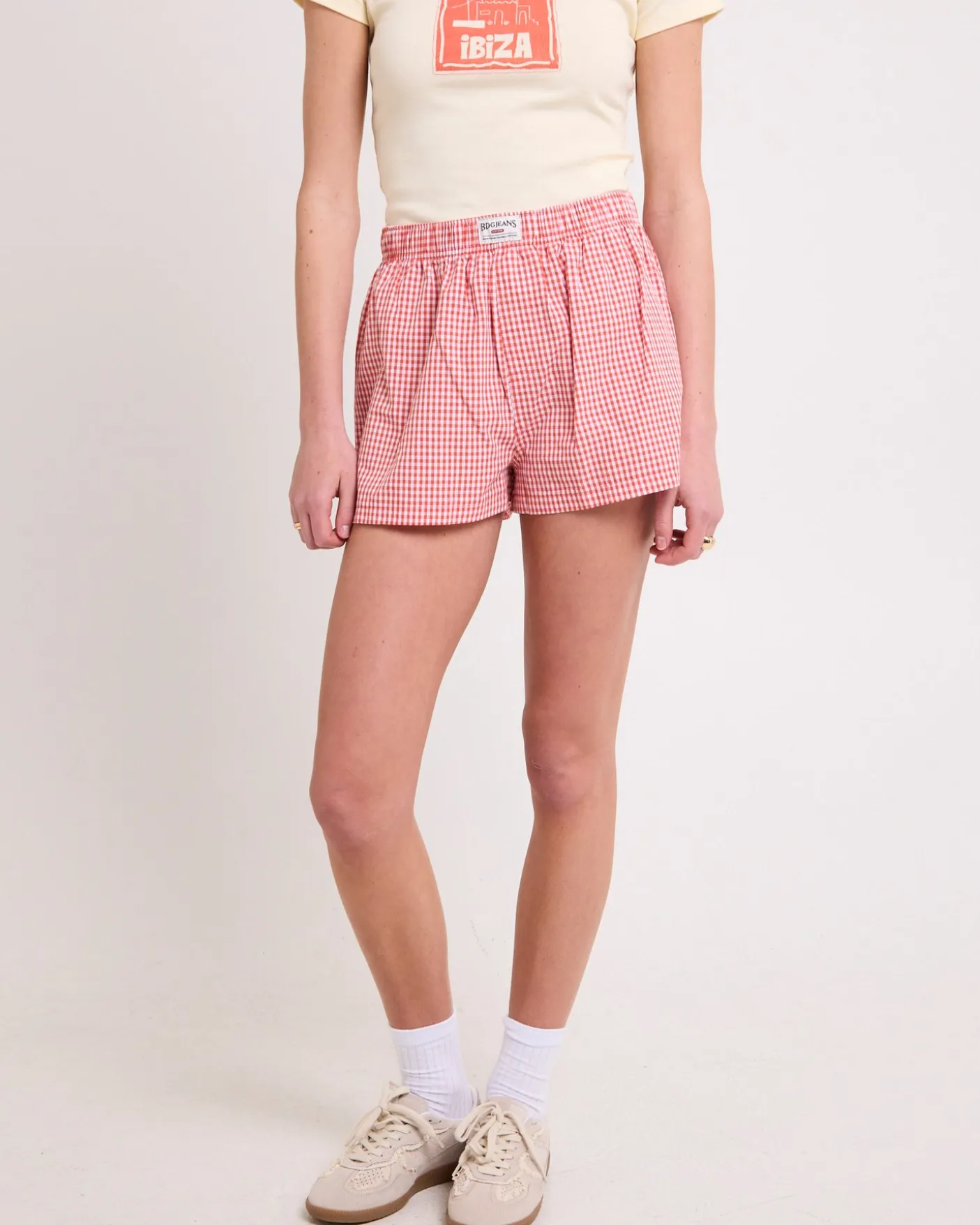 BDG Gingham Boxer Shorts