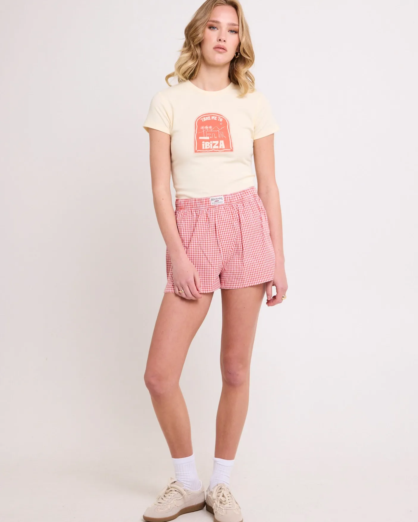 BDG Gingham Boxer Shorts