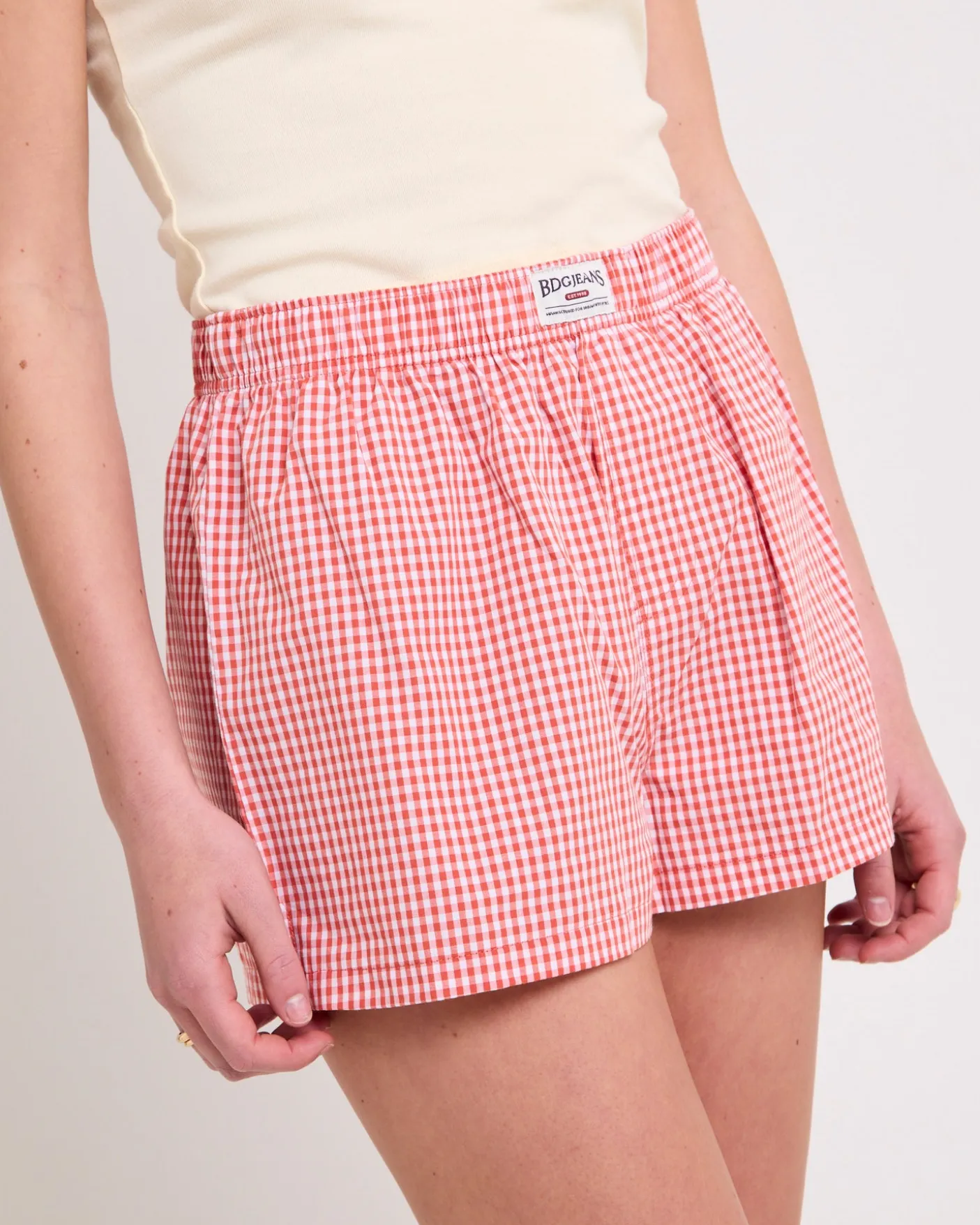 BDG Gingham Boxer Shorts