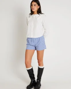 BDG Long Sleeve Collar Blouse