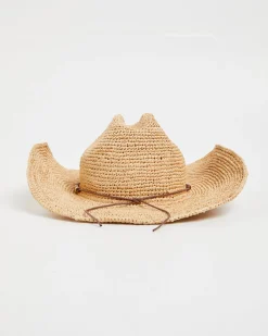 Beach Side Rafia Cowboy Hat