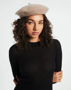 Belle Beret Biscuit Brown