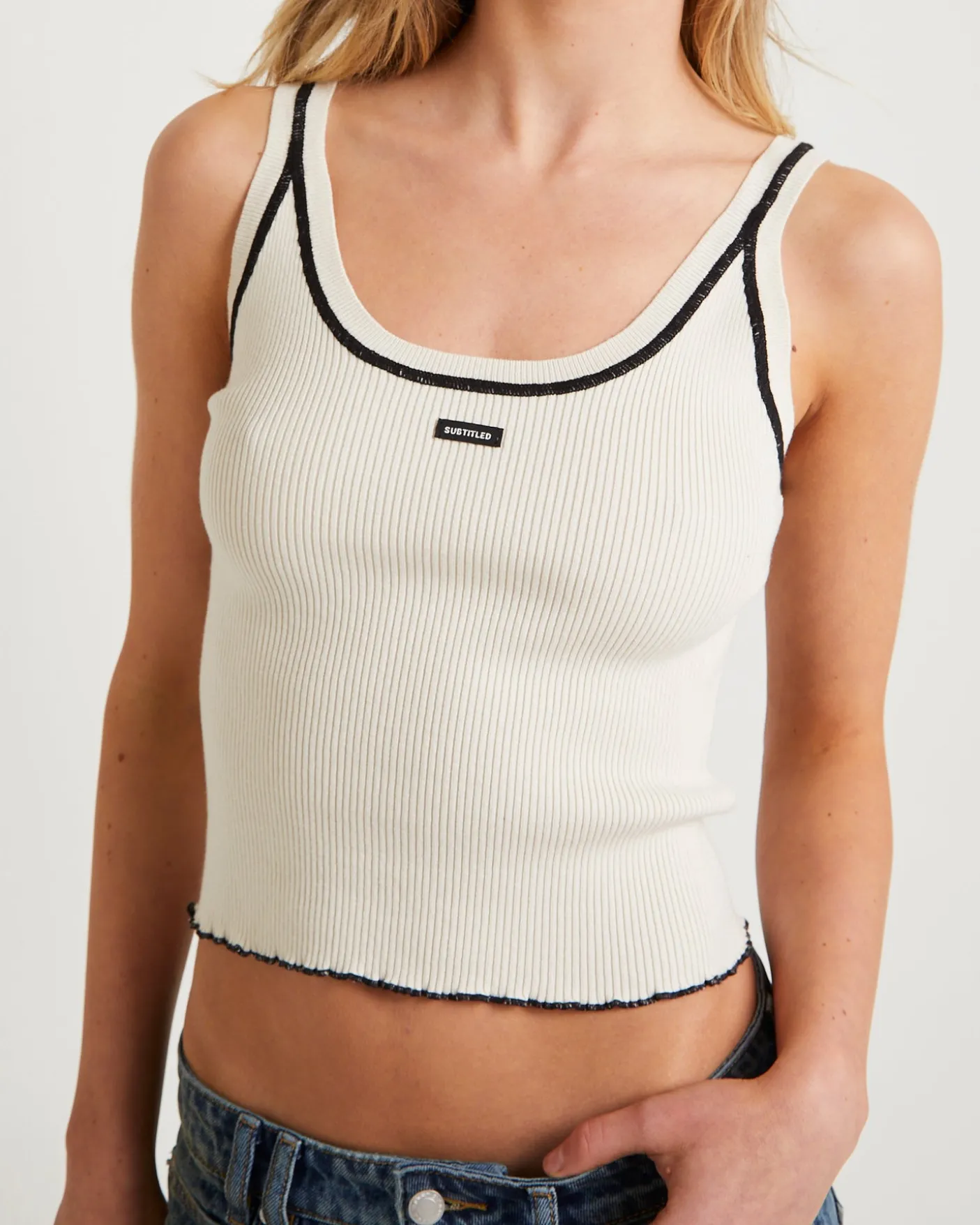 Bindi Contrast Tank Top