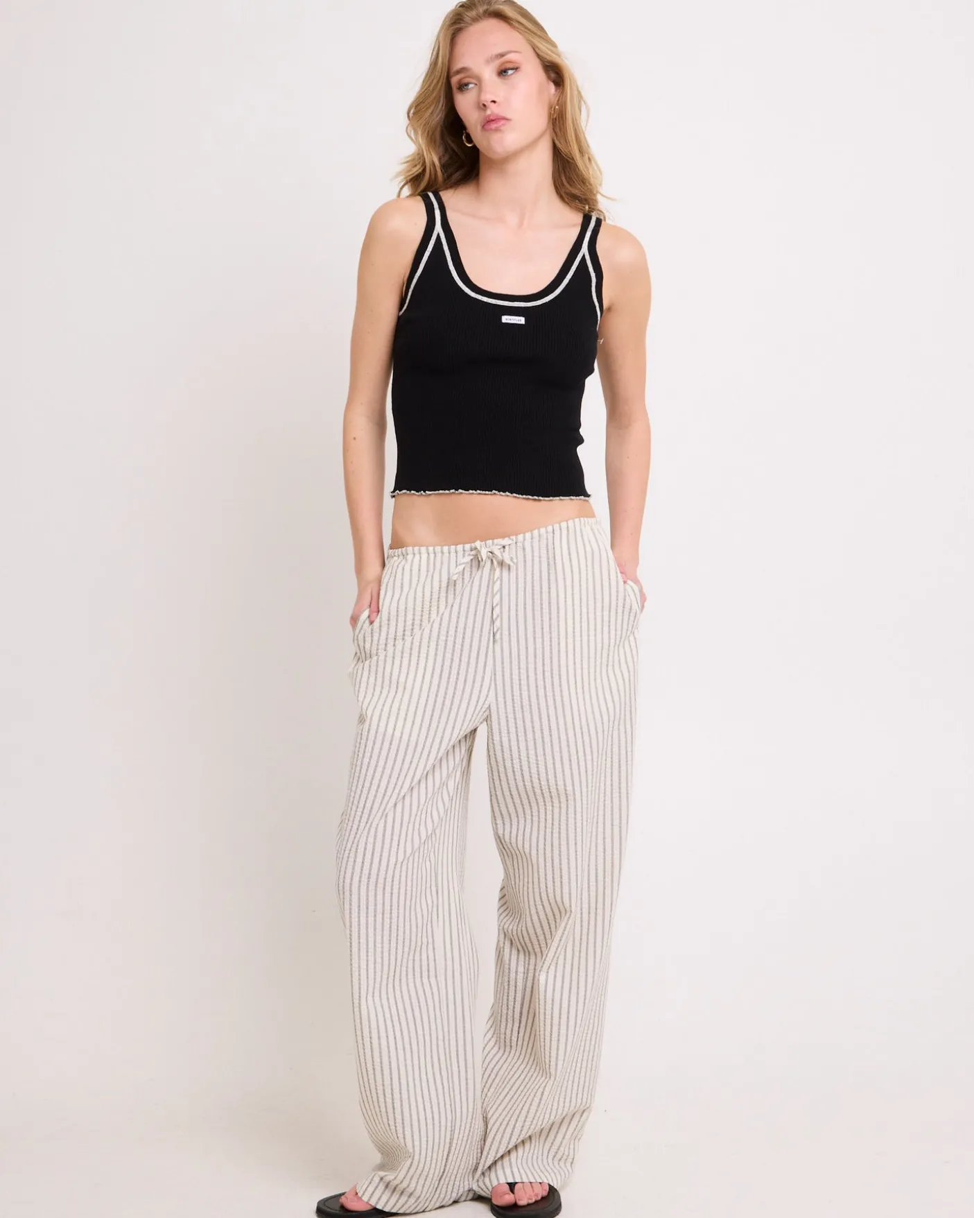 Bindi Contrast Tank Top