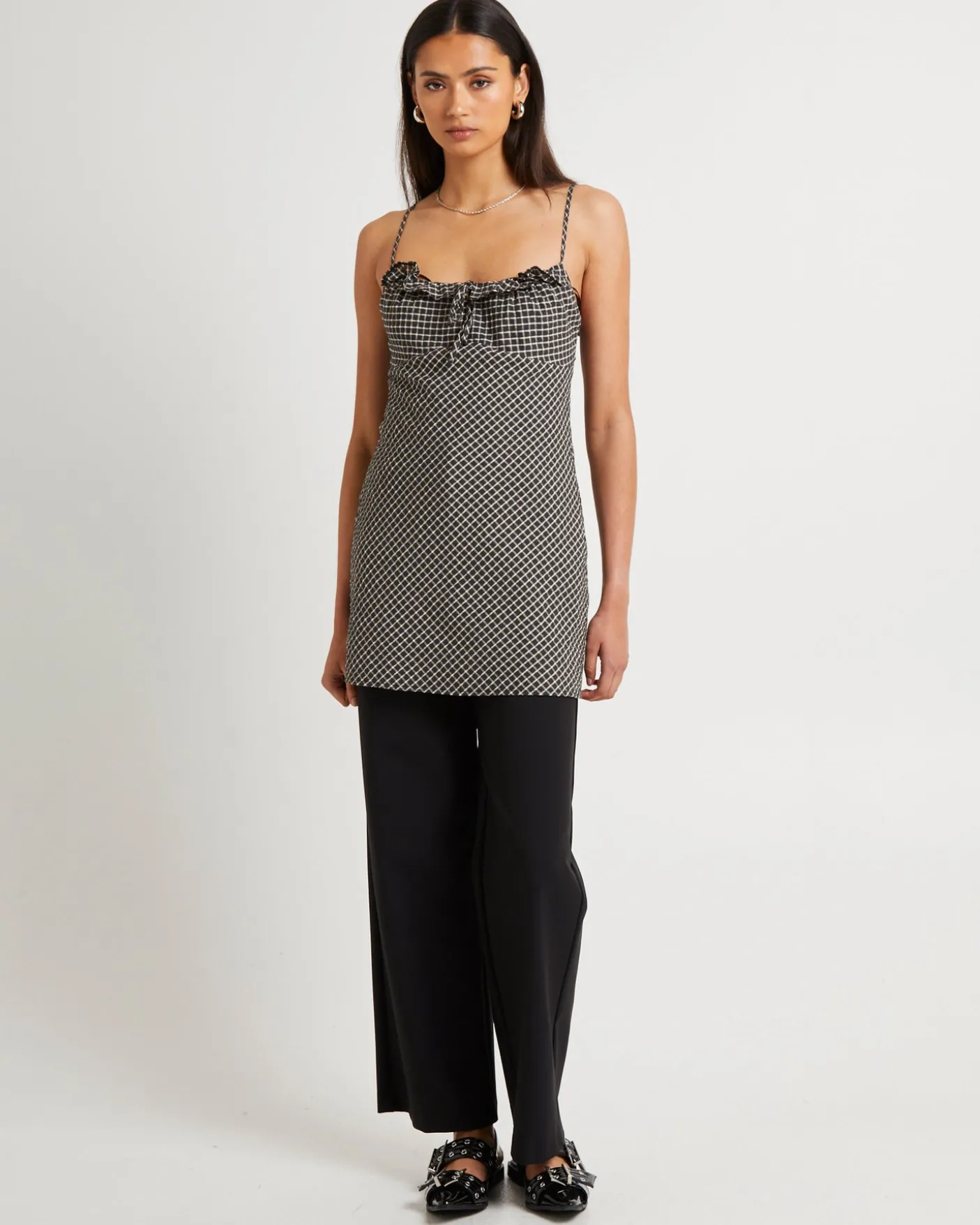 Birby Check Mini Dress