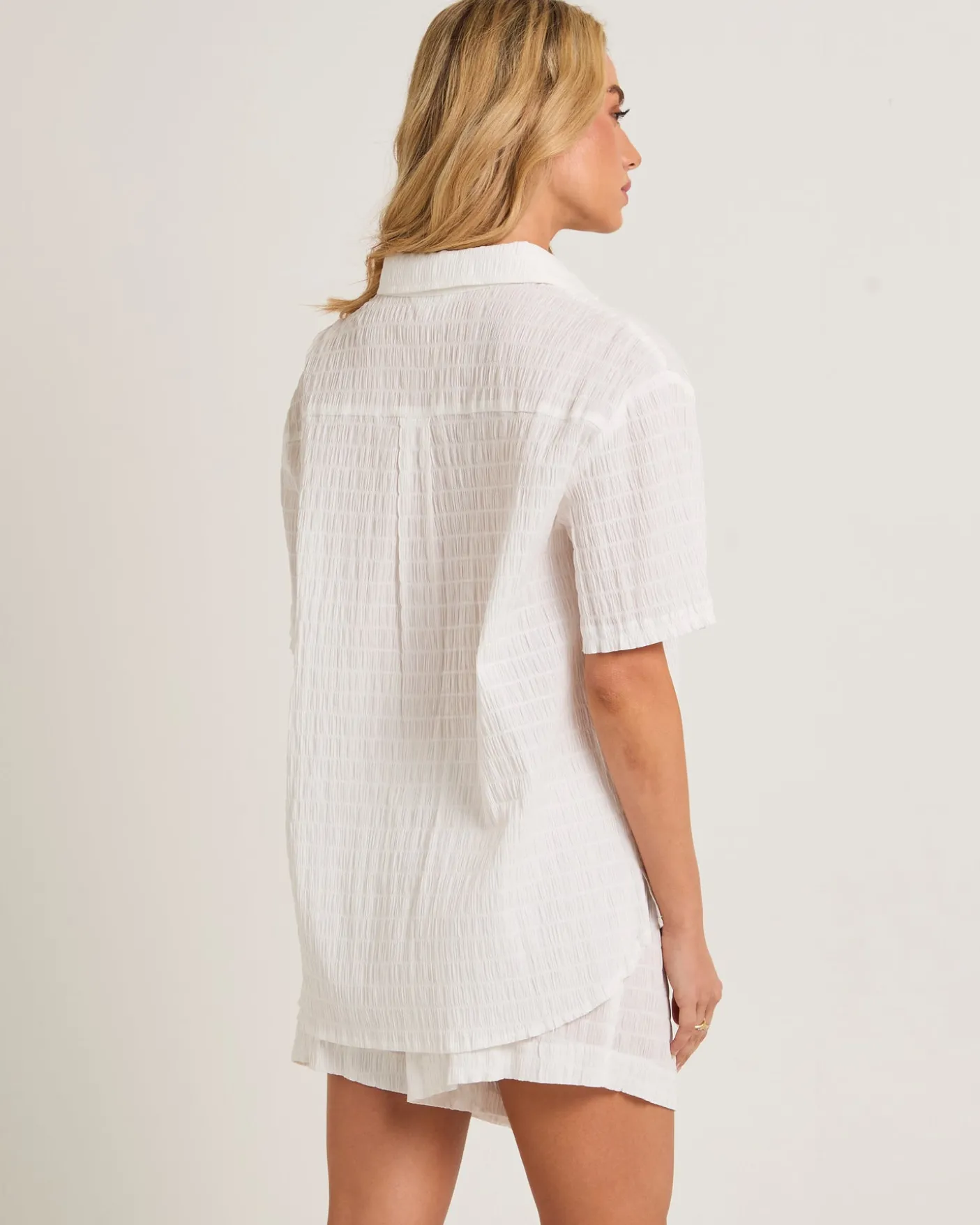 Bisbee Shirred Oversized Shirt