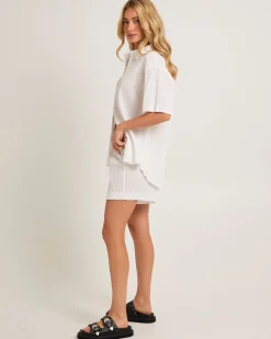 Bisbee Shirred Oversized Shirt
