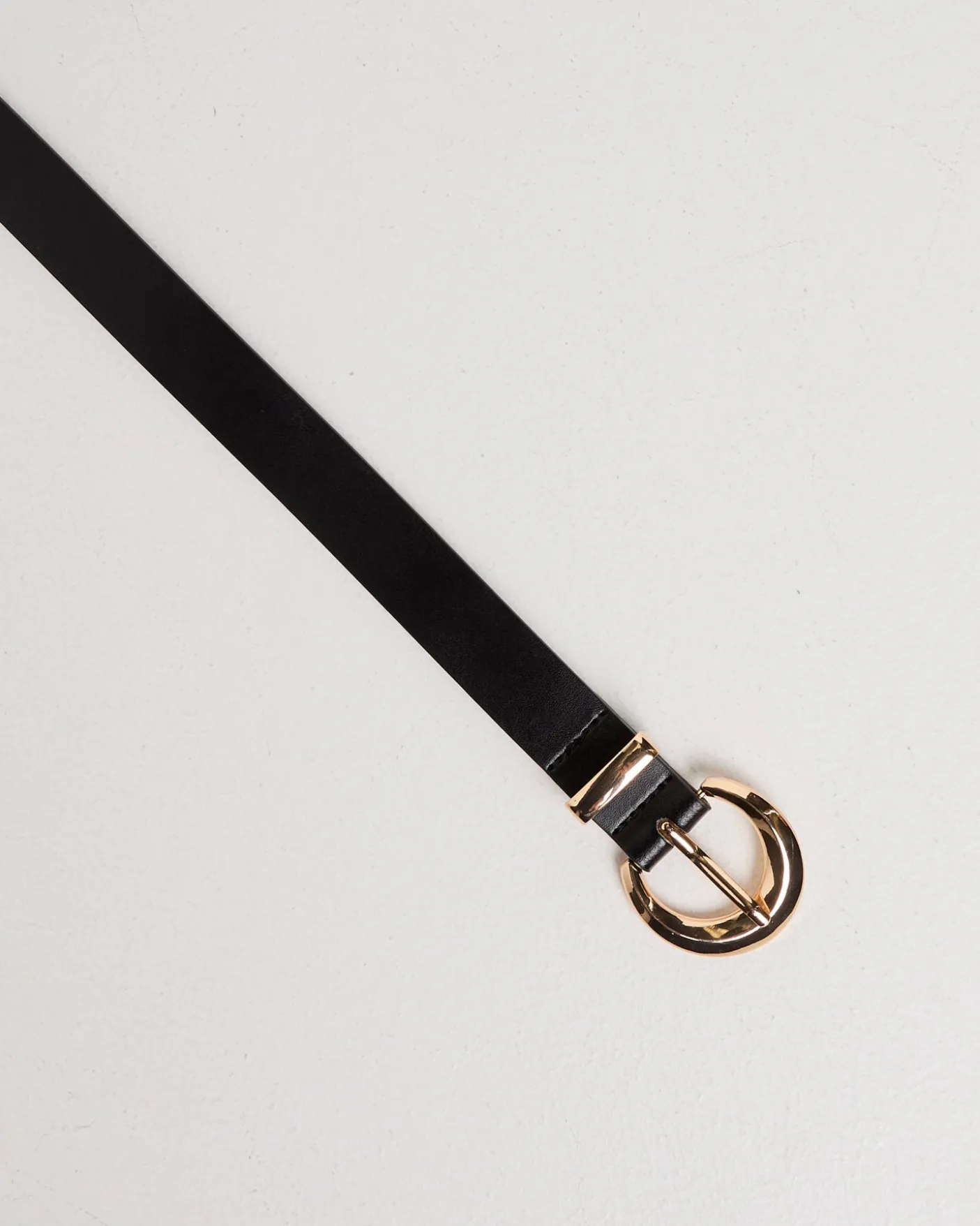 Black/Gold Buckle Belt