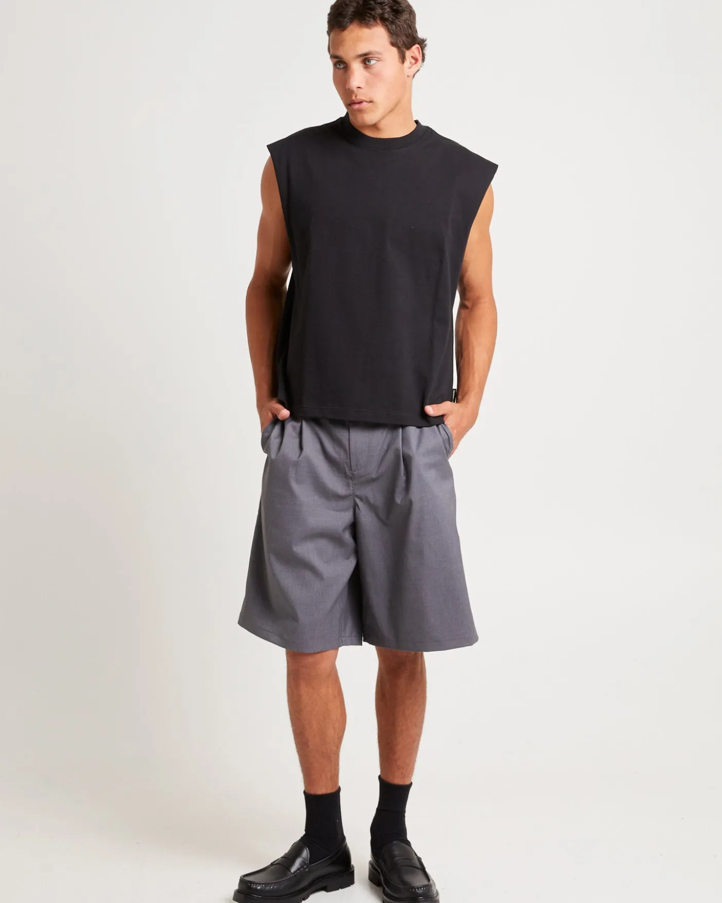 Blade Pleated Shorts