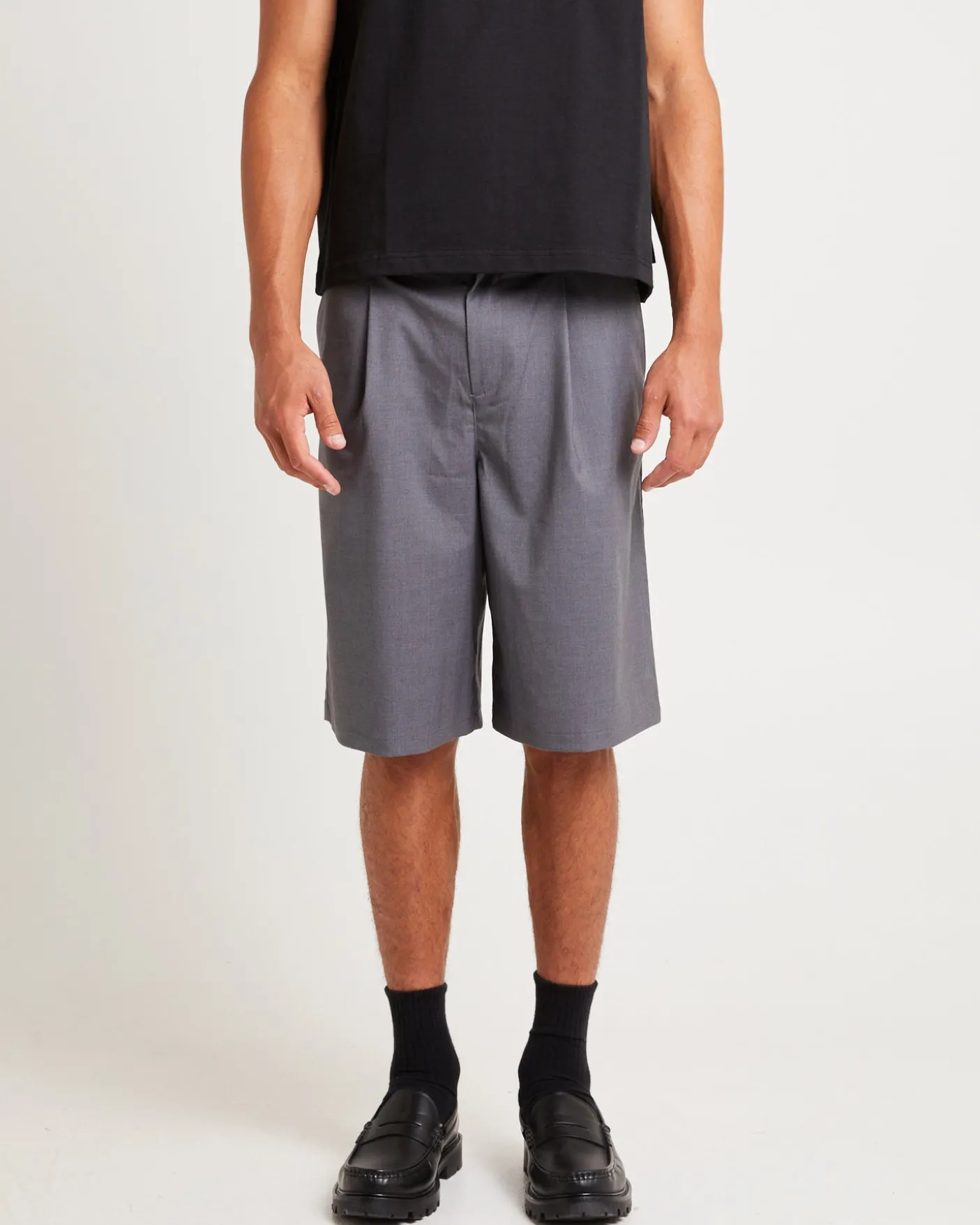 Blade Pleated Shorts