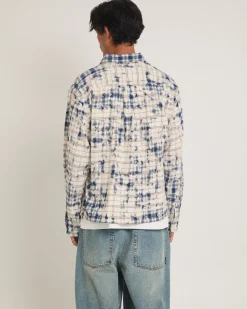 Bleached Flannel Long Sleeve Shirt