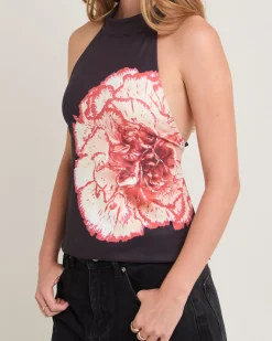 Blossom Backless Halter Top