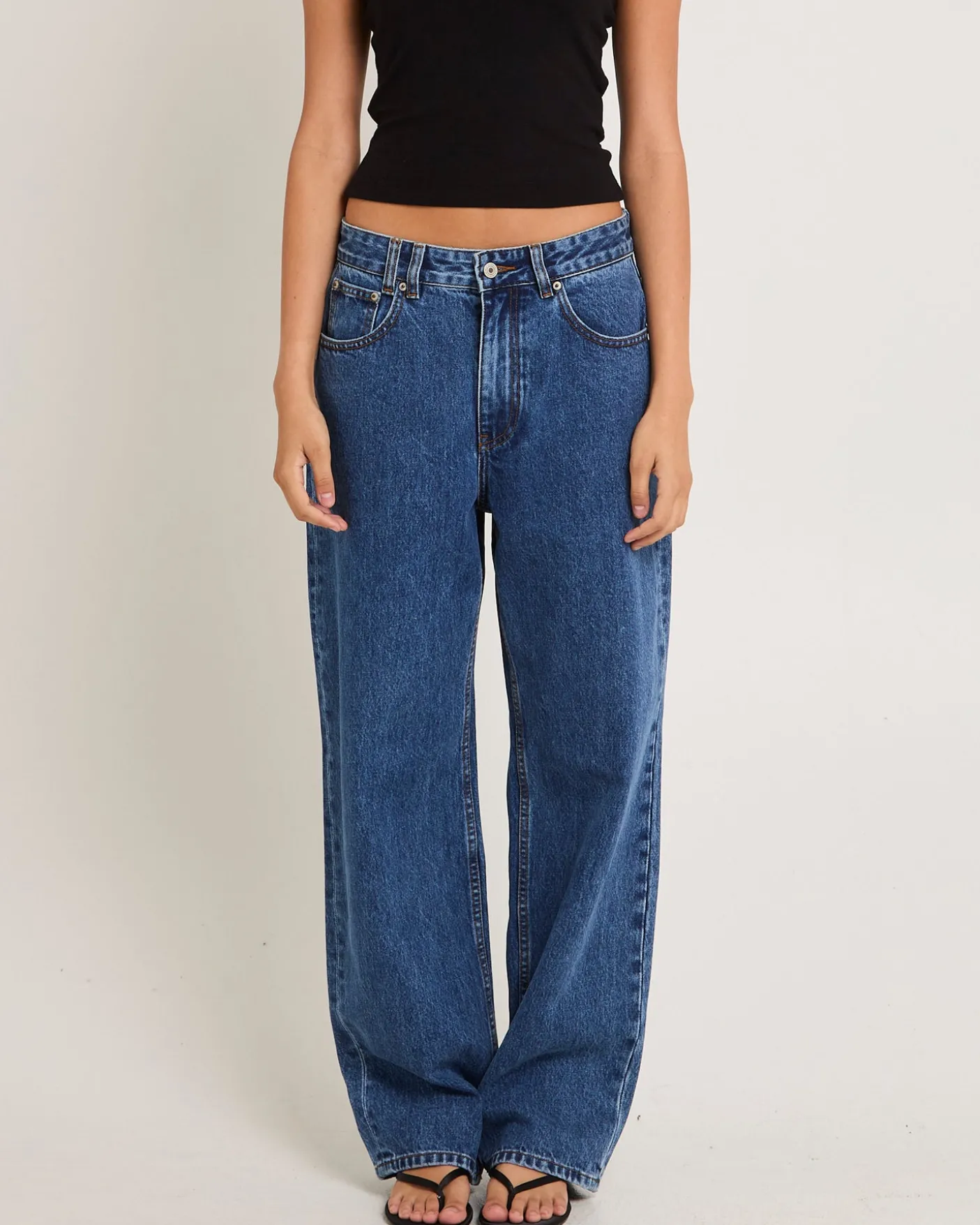 Bobby Baggy Dad Denim Jeans Petite