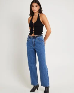 Bobby Baggy Dad Denim Jeans Petite