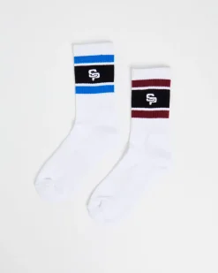 Bold Stripe Socks 2 Pack