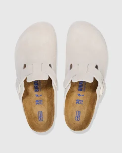 Boston Soft Footbed Suede Leather Clog