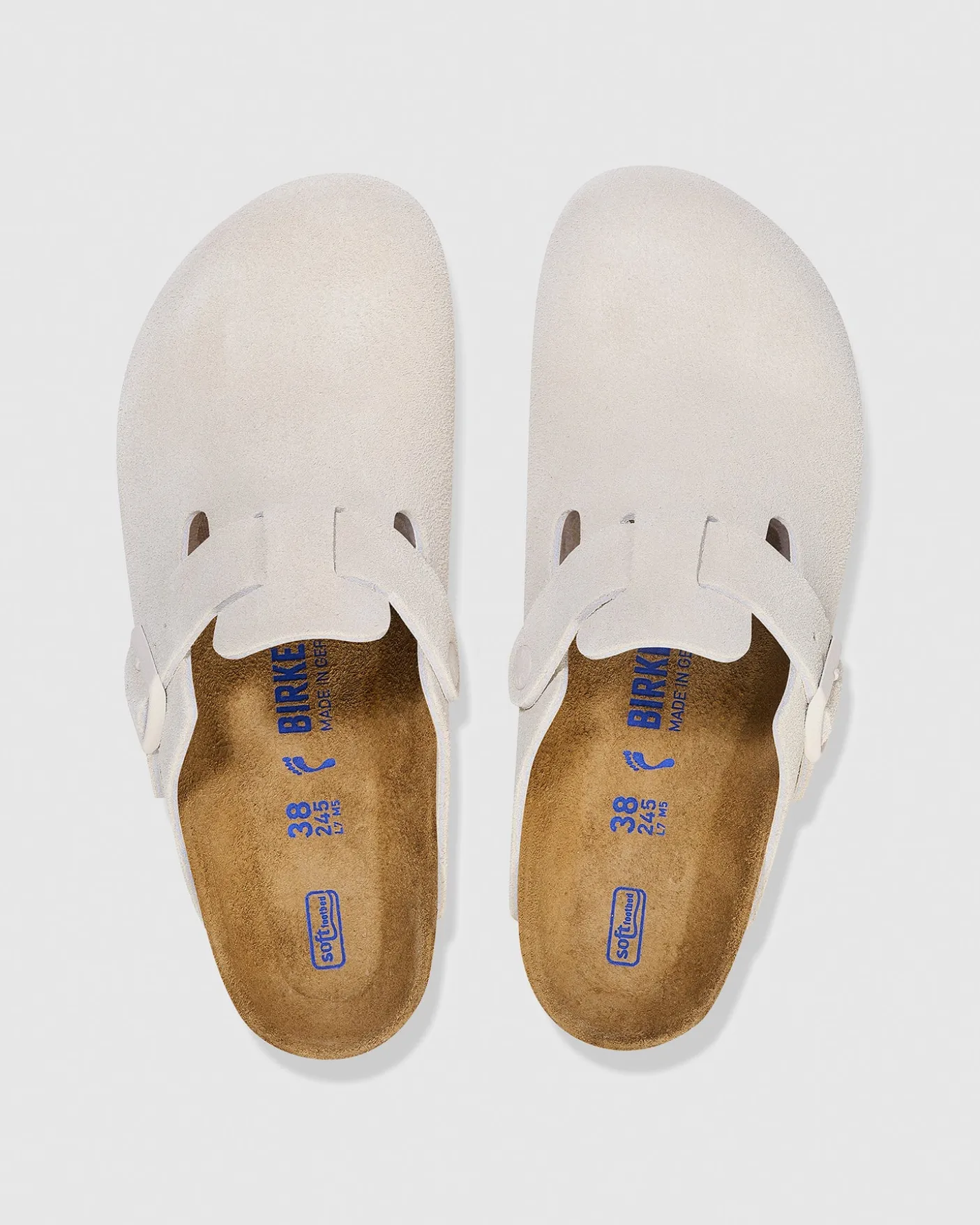 Boston Soft Footbed Suede Leather Clog