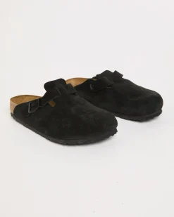 Boston Soft Footbed Suede Leather Clog