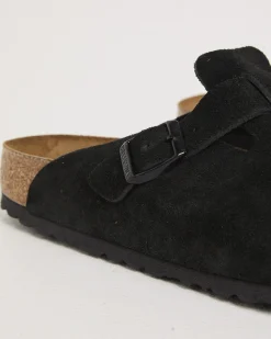 Boston Soft Footbed Suede Leather Clog