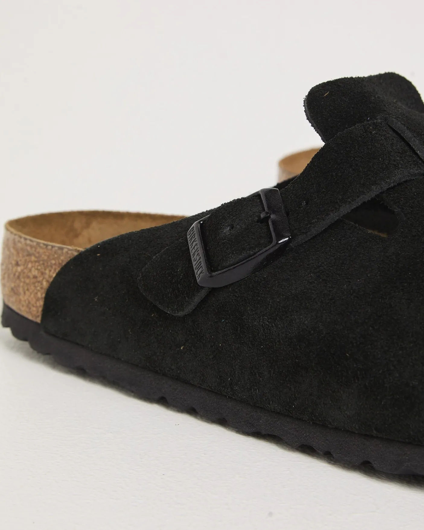 Boston Soft Footbed Suede Leather Clog