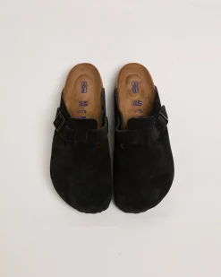 Boston Soft Footbed Suede Leather Clog