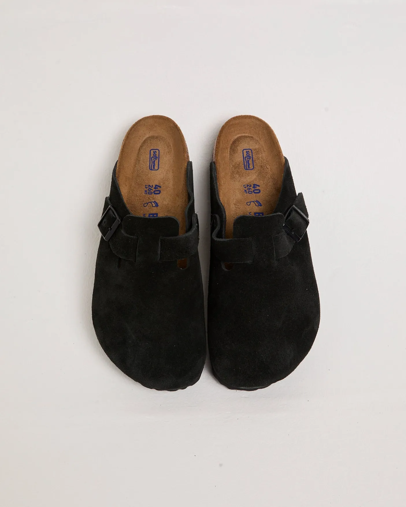 Boston Soft Footbed Suede Leather Clog