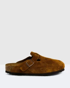 Boston Soft Footbed Suede Leather Sandals